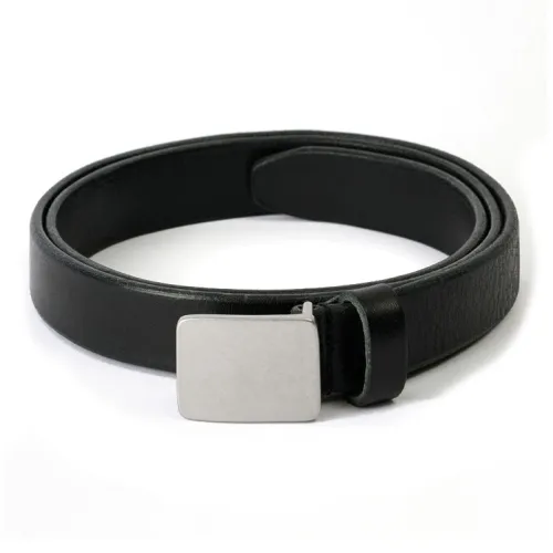 OUR LEGACY Metal Leather Leather Belts Men's Black Width: 2.5cm