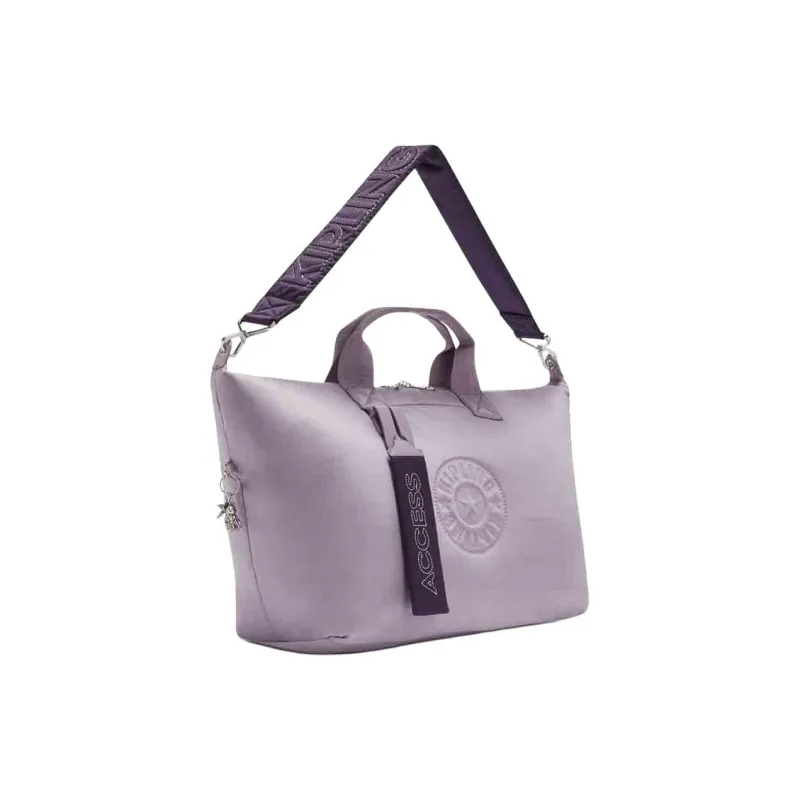 Kipling Polyester Shoulder Bag, Crossbody Bag, Handbag Medium Size Unisex Purple-1