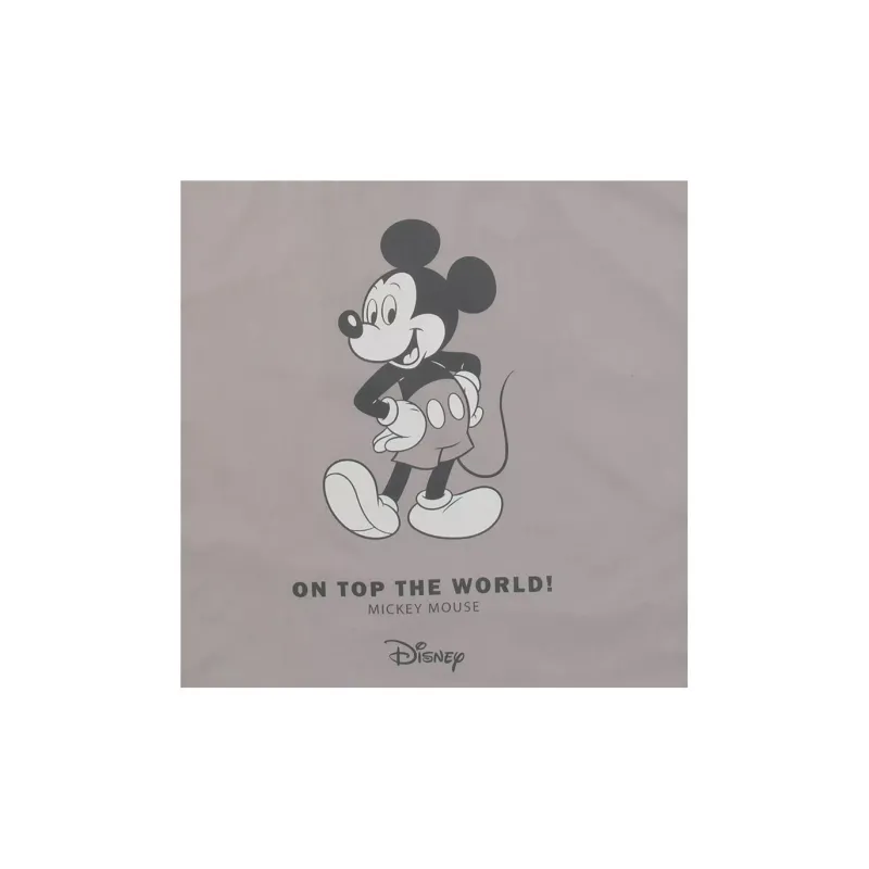 Disney Canvas Bag Tote Bag Shopping Bag Shoulder Bag Unisex Gray-3