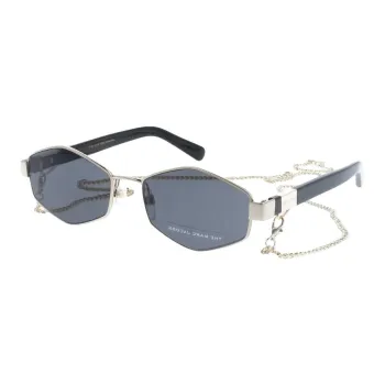 MARC JACOBS Metal Irregular Shape Sunglasses Women's Gold