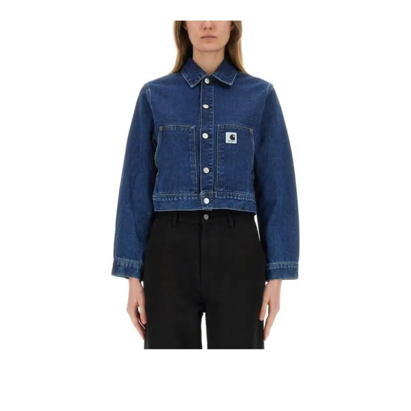 Carhartt WIP Denim Jacket Women's Blue-2