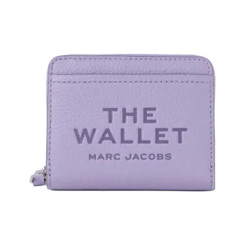MARC JACOBS Leather Wallet Trumpets Women's Lilac