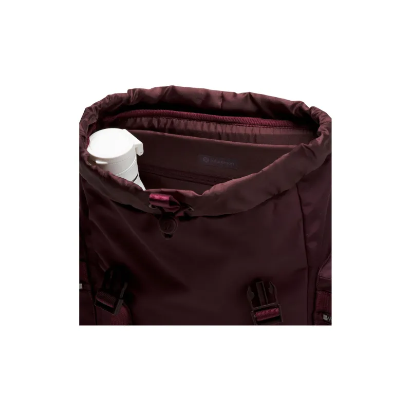 Lululemon Polyester Backpack Small Size Unisex Goodnight Plum & Brass-3