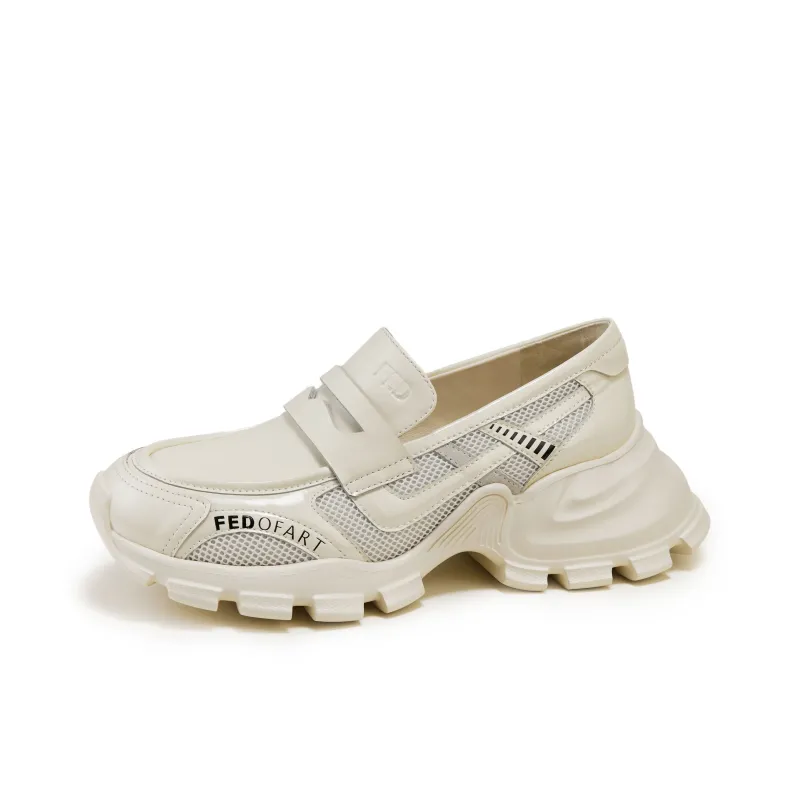 FED Loafers Women's Ink Jade Black/Space Silver/Elegant Beige-11