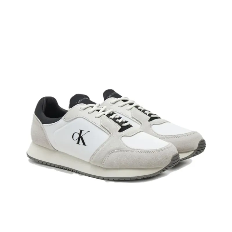 CKJ CALVIN KLEIN JEANS Low Top Casual Shoes Men's White-2