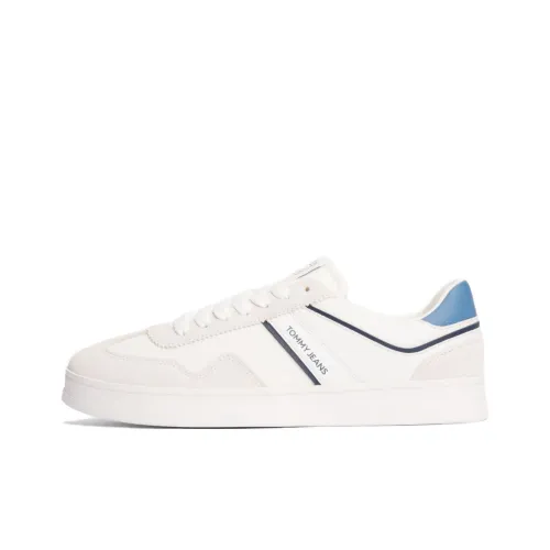 Tommy Hilfiger Greenwich Slip Resistant Low Top Skateboard Shoes Men's White Blue