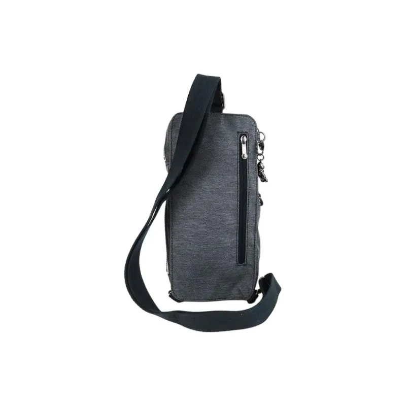 Kipling Polyester Sling Bag Unisex Gray-1