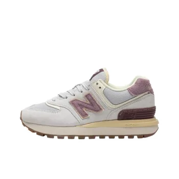 New Balance NB 574 Cushioned Slip Resistant Lightweight Low Top Running Shoes Unisex Gray White