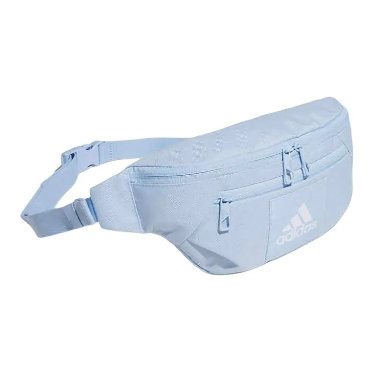 Adidas Polyester One Shoulder Crossbody Fanny Pack Unisex Light Blue-1