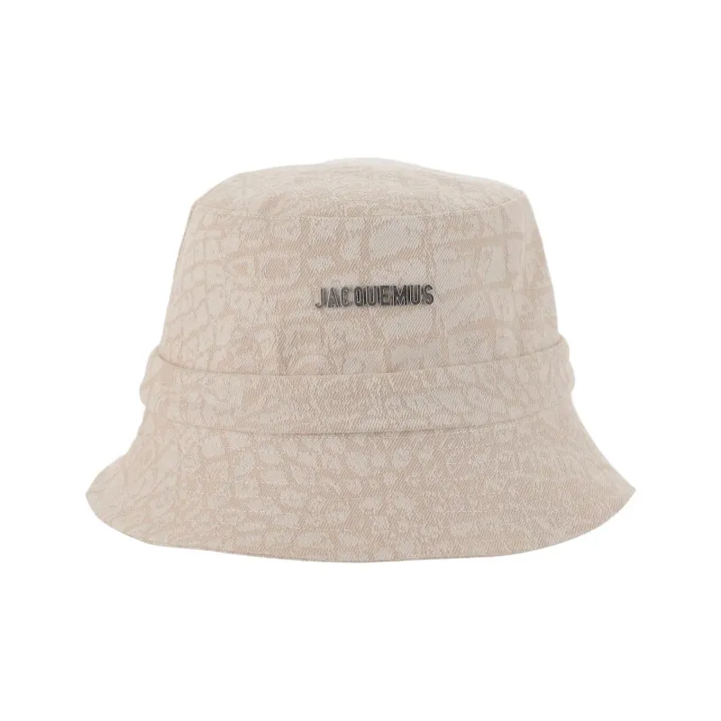 Jacquemus Logo lettering Bucket Hat-1