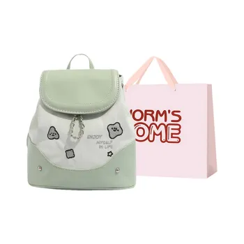 Worm's Home PU Backpack Regular Women's Mint Green
