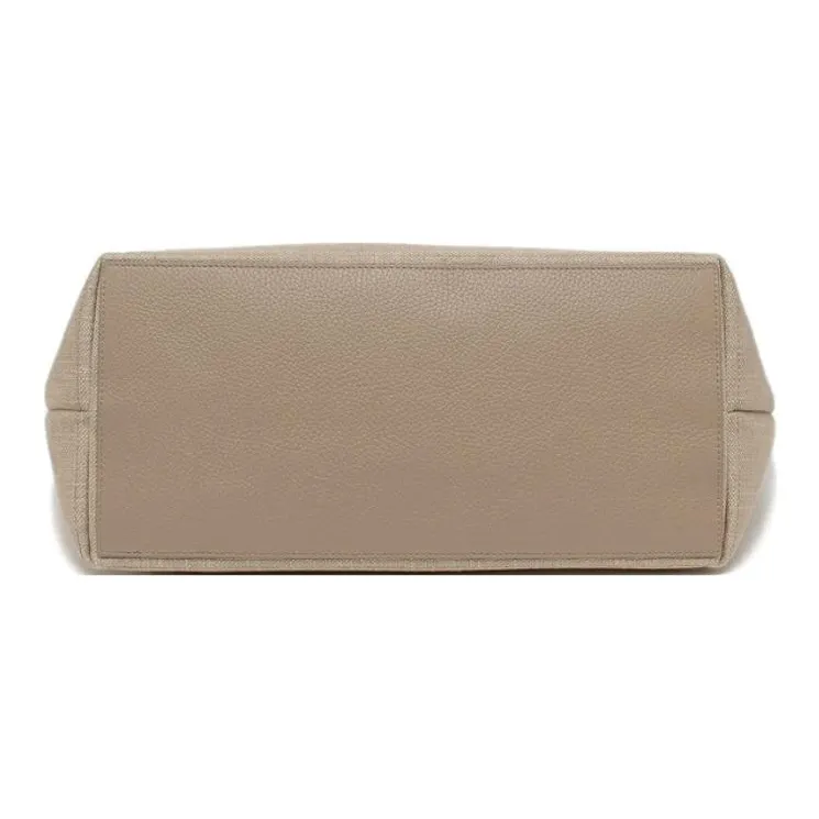 Furla Leather Tote Bag, Shopping Bag, Handbag Tubas Women's Beige-4