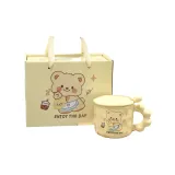 Peace Gesture Apron Bear[Cup Lid Spoon+Box]
