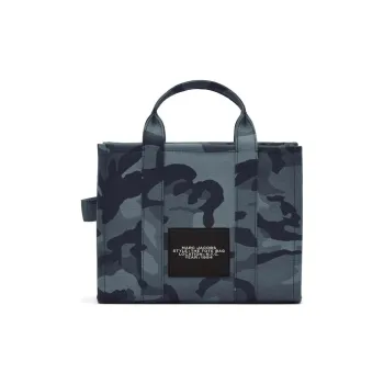 MARC JACOBS The Medium Camo Jacquard Tote Blue Multi