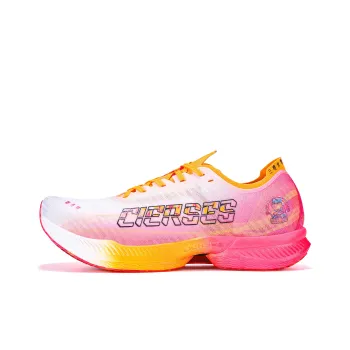 CLERSES Running Shoes Unisex Low Top Neon Pink Red
