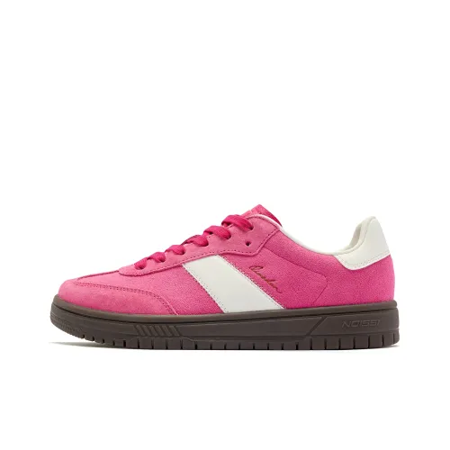 QIAODAN Anti Slip And Wear Resistant Coverage Low Top Skateboard Shoes Women's Pink