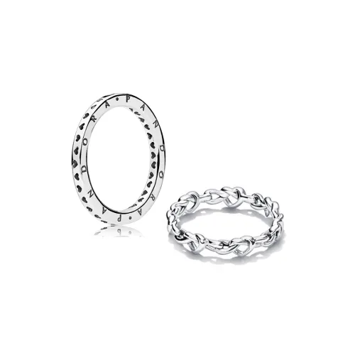 Pandora 925 Sterling Silver Rings Unisex Silver