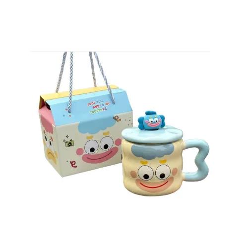 Evening Tang High-Value Joker Cute Ceramic Cup Mug With Lid Large Capacity Water Cup