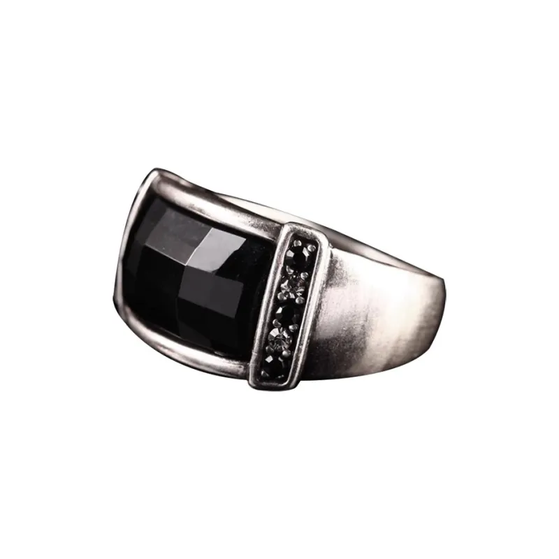 IDEE CREATIVE IDEA FOR YOU Alloy Artificial Zircon Rings Unisex-6