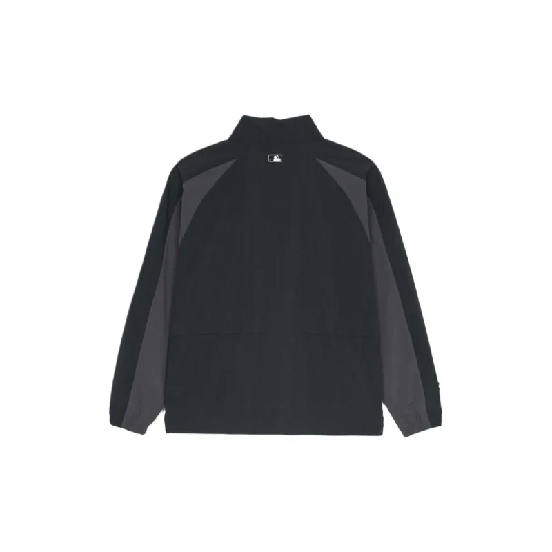 MLB New York Yankees Trench Coat Men's Black-1