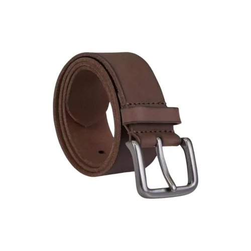 Timberland Leather Genuine Leather Belts Men's Dark Brown Width  3.5cm