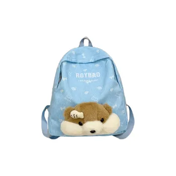 ResNonverba Nylon Backpacks Regular Women's Blue