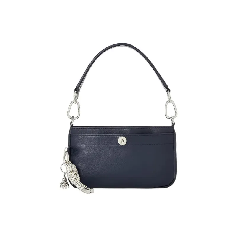 Kipling Leather Handbag Women's Marine Blue-0