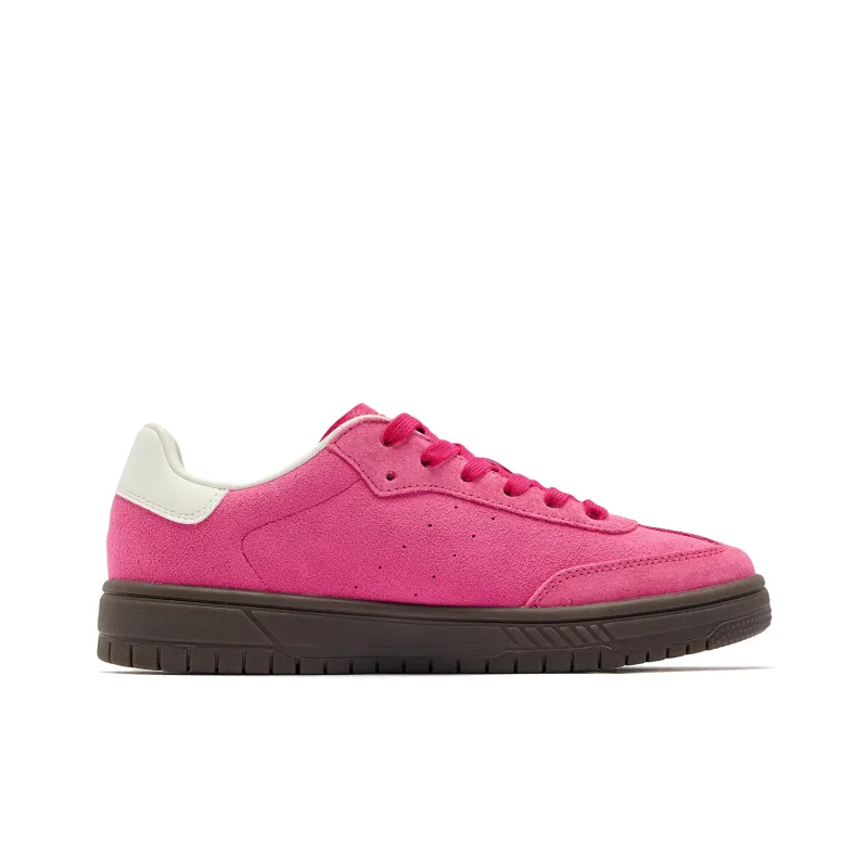 QIAODAN Anti-Slip And Wear-Resistant Coverage Low-Top Skateboard Shoes Women's Pink-1