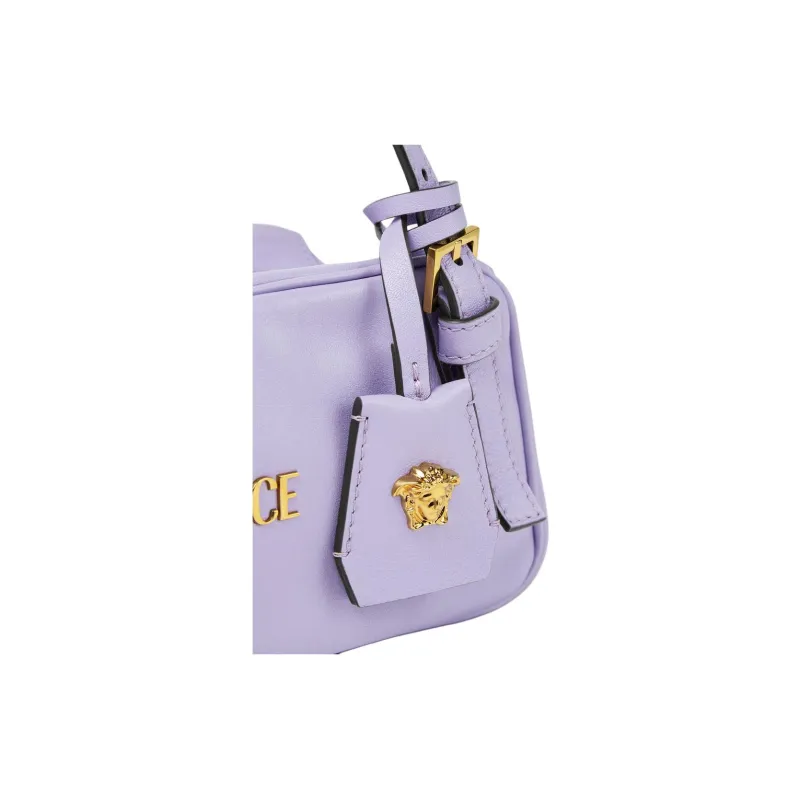 FANSIZHE Tag Lambskin Bowling Bag, Handbag, Shoulder Bag Regular Women's Light Purple-3