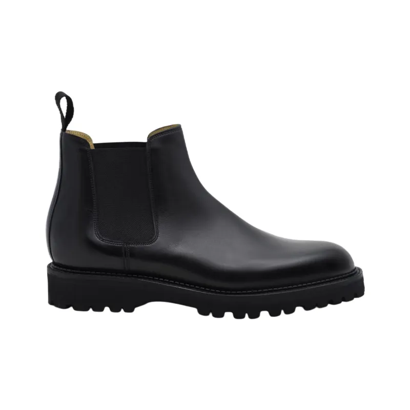 JOHN LOBB Short Chelsea Boots Women's Black-1