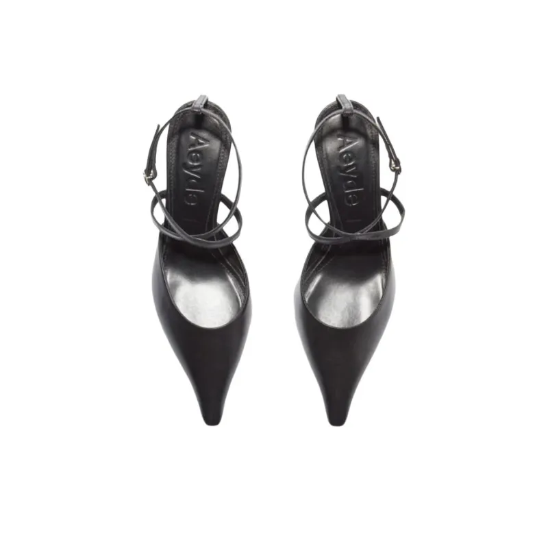 Aeyde Salome High Heels 5.5cm Women's Black-2