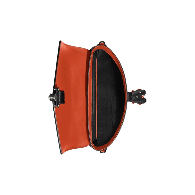 MONTBLANC Leather Envelope Bag, Shoulder Bag, Crossbody Bag Men's Bell Pepper Red-3