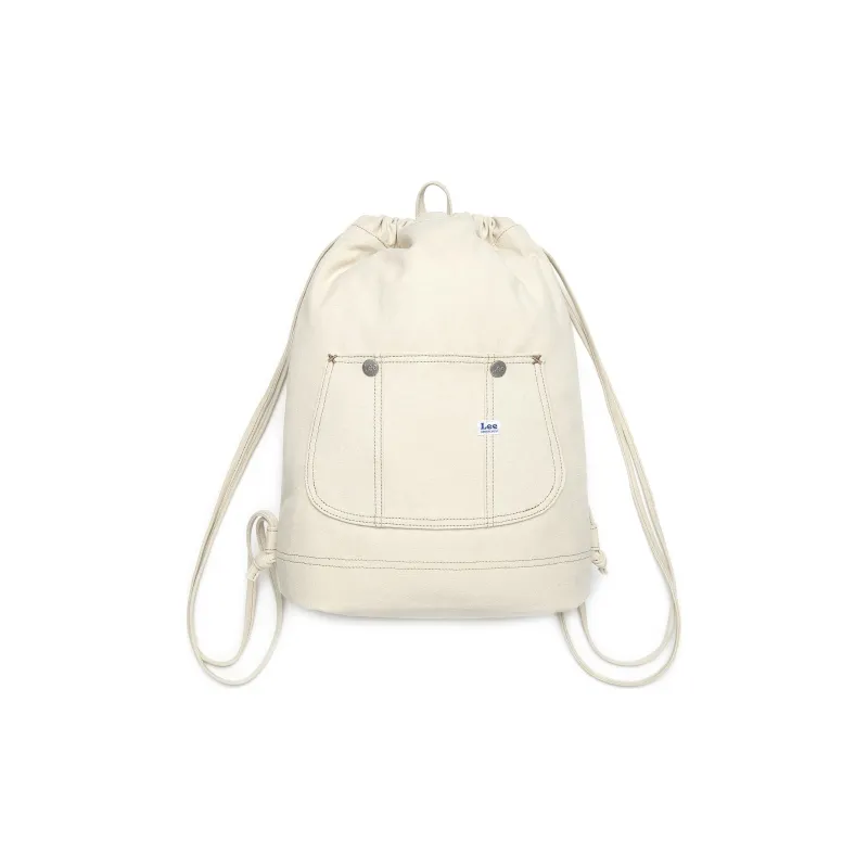 Lee Cotton Backpack Unisex Ivory-0