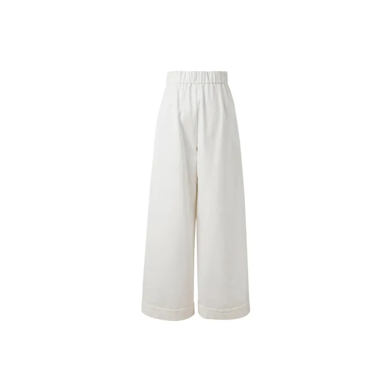 3COLOUR Casual Pants Women's Cloud White-1
