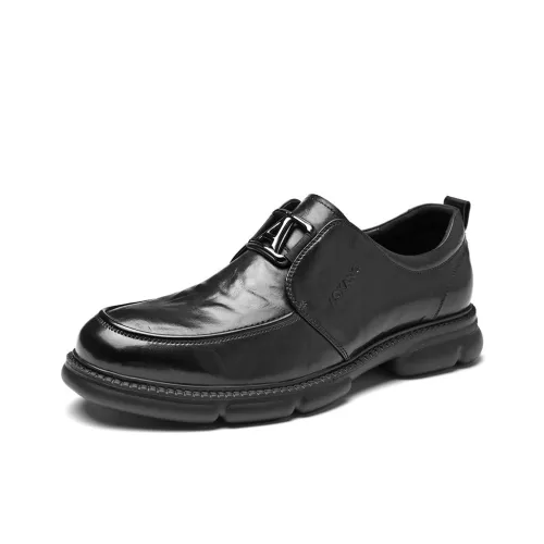 AOKANG Dress Shoes Men's Black Box