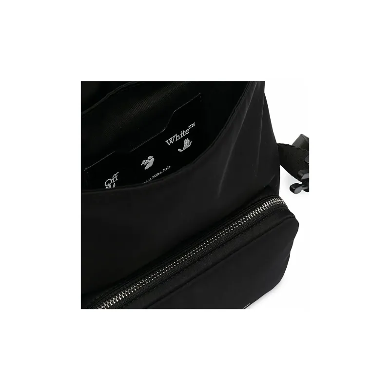 OFF-WHITE One Shoulder Shoulder Bag Crossbody Bag Unisex Black-3