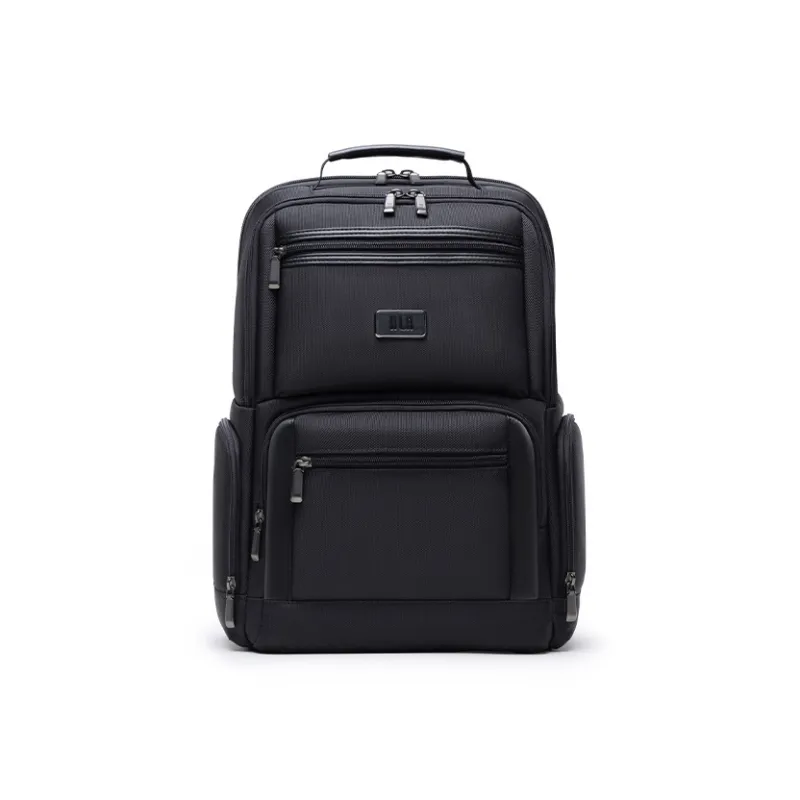 HLA Polyester Backpack Large Size Men's Black/Gray-0