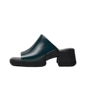 MIISTA Slide Slippers 6cm Women's Blue
