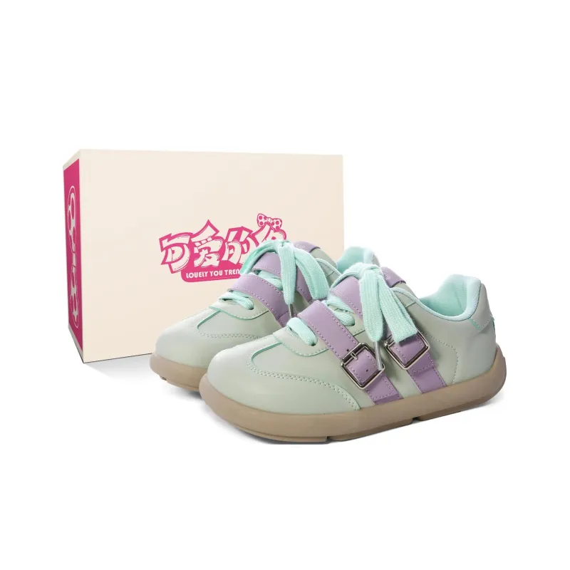Lovely You Lightweight Anti-Slip Low-Top Skateboard Shoes Women's-12