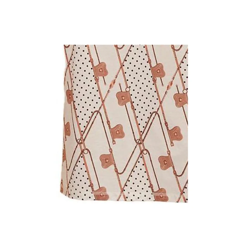 HERMES Short-Sleeved Dresses Women's White-3
