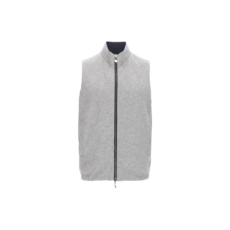 KITON Zip Up Reversible Vest-1