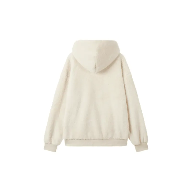 GAP Sweatshirts Unisex Beige+Necklace-2