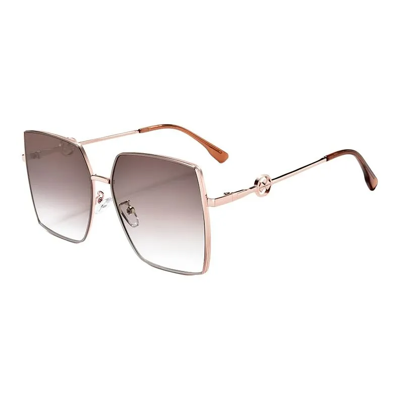 Sagawa Metal Irregular Shape Sunglasses Unisex-9