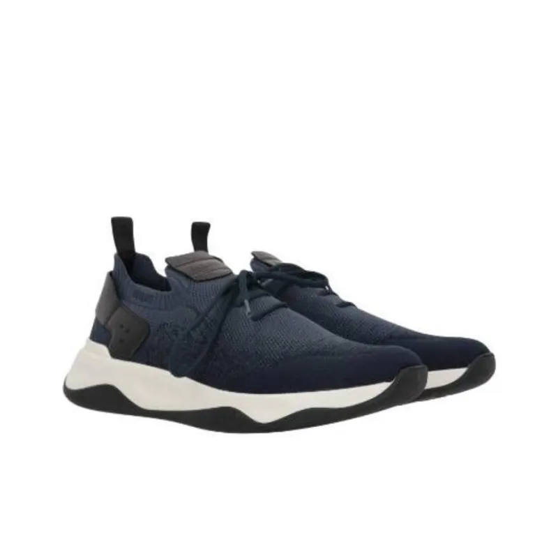 BERLUTI Shadow Low Top Casual Shoes Men's Blue-2