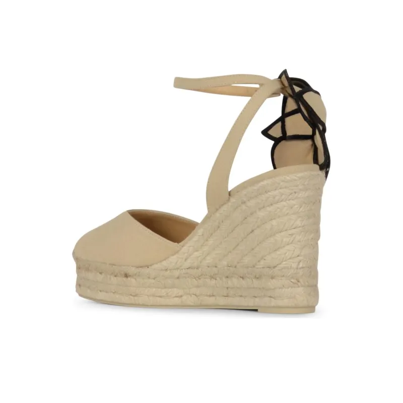 Castañer Coco Wedge Heel High Heels Women's Brown-1
