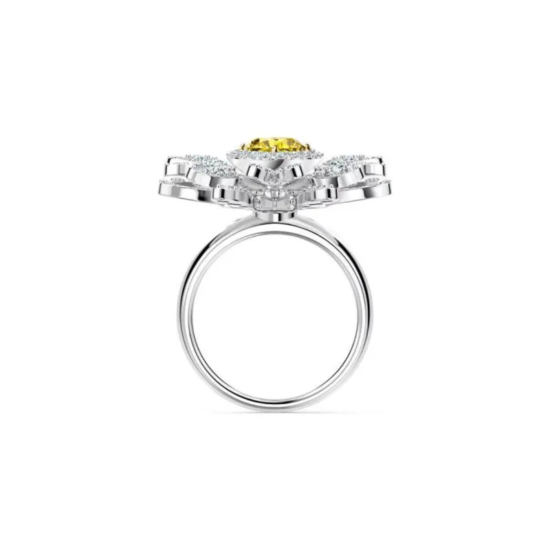 Swarovski Swarovski Crystal Metal Rings Women's Silver-2