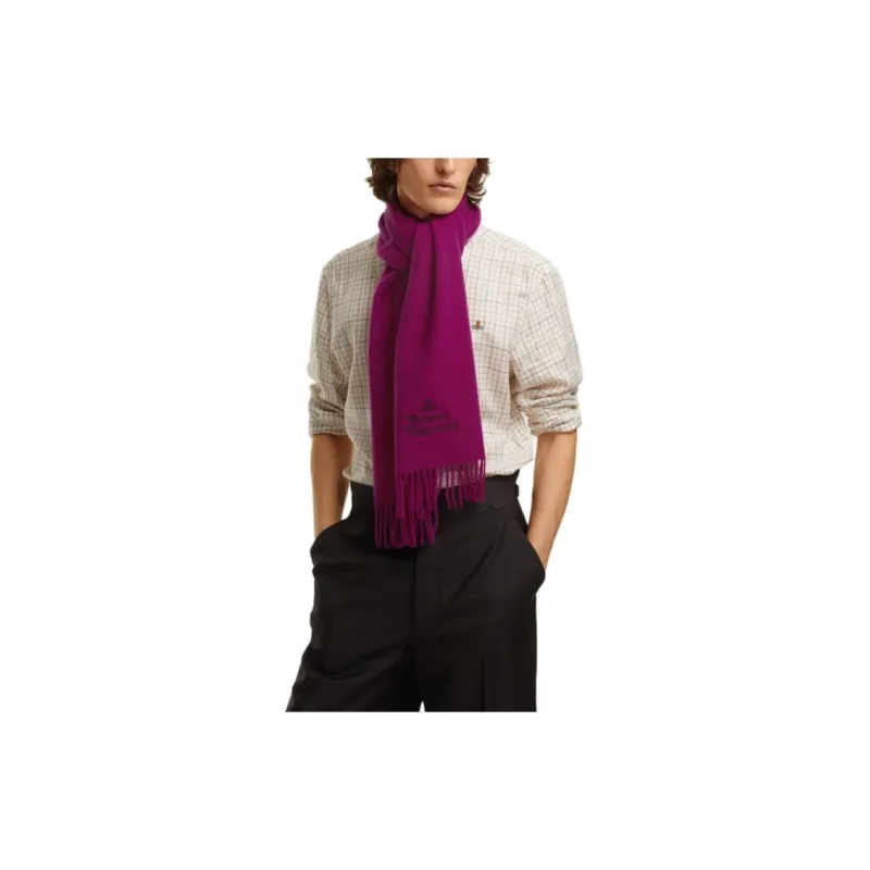 Vivienne Westwood Knit Scarves Women's Purple-3