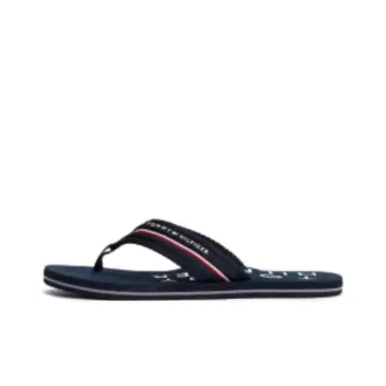 Tommy Hilfiger EVA Abrasion Resistant Flip Flops Men's Blue White
