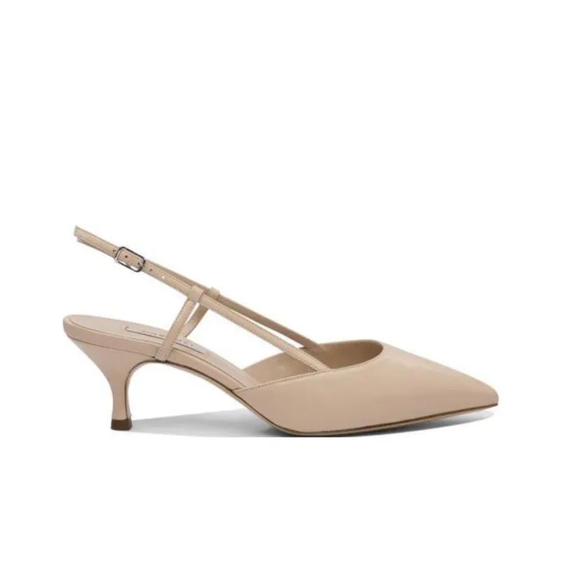 Casadei Slim Heel High Heels Women's Beige-1