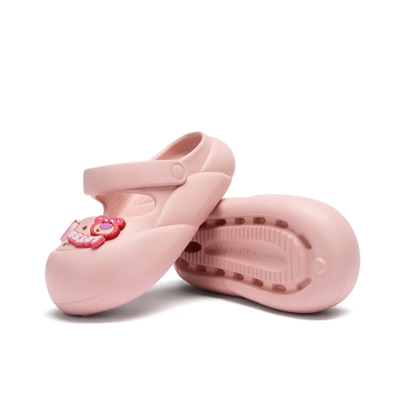 Hotwind Rubber Sole Odor Resistant Closed Toe Slippers Women's-9